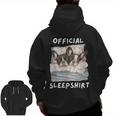 Boston Terrier Dog Official Sleepshirt Pajamas Nightgown Men Women Girls Kids Men Zip Up Hoodie Back Print, trending gift