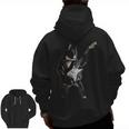 Boston Terrier Guitar Men Zip Up Hoodie Back Print, trending gift