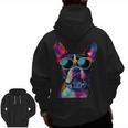 Boston Terrier Lovers Pop Art Boston Terrier Men Zip Up Hoodie Back Print, trending gift
