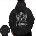 Boston Terrier Mama Boston Terrier Lover Shirt Men Zip Up Hoodie Back Print, trending gift