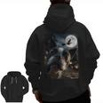 Boston Terrier Selfie Full Moon Flying Witch Halloween Dog Men Zip Up Hoodie Back Print, Boston Terrier Halloween Gifts, trending gift