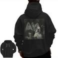 Boston Terrier Selfie With Ghosts Halloween Dog Lover Men Zip Up Hoodie Back Print, Boston Terrier Halloween Gifts, trending gift