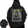 Boston Terrier Tarot Card Dog Men Zip Up Hoodie Back Print, Boston Terrier Tarot Gifts, trending gift