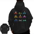 Boston Terriers Yoga Asana Pose And Meditation Men Zip Up Hoodie Back Print, trending gift