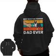 Cute Boston Terrier Best Boston Terrier Dad Ever Men Zip Up Hoodie Back Print, Couple Gifts, Boston Terrier Dad Gifts, trending gift
