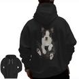 Dog Lovers Boston Terrier In Pocket Dog Face For Men Women Kids Men Zip Up Hoodie Back Print, trending gift