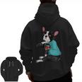 Father's Day Gift Dog Dad Boston Terrier i Love Dad Tattoo Men Zip Up Hoodie Back Print, Couple Gifts, Boston Terrier Dad Gifts, trending gift