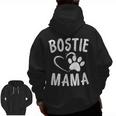 Fun Bostie Mama Dog Lover Apparel Boston Terrier Mom Men Zip Up Hoodie Back Print, Couple Gifts, Mom Gifts, Boston Terrier Mom Gifts, trending gift