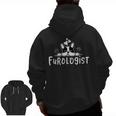 Furologist Puppy Stylist Cute Dog Groomer Men Women Men Zip Up Hoodie Back Print, trending gift