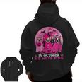 Ghost And Witch Boston Terrier Dog In October We Wear Pink Men Zip Up Hoodie Back Print, Boston Terrier Ghost Gifts, trending gift