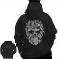 Halloween Costume Skull Boston Terrier Dog Lover Men Zip Up Hoodie Back Print, Boston Terrier Halloween Gifts, trending gift
