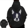 Kids Boston Terrier Dog For Women And Girls Men Zip Up Hoodie Back Print, trending gift