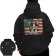 Patriotic Boston Terrier Dog Lover USA Flag 4th Of July For Men Women Kids Men Zip Up Hoodie Back Print, Patriotic Boston Terrier Gifts, Boston Terrier 4th Of July Gifts, trending gift