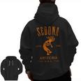 Sedona Arizona Southwestern Style Souvenir Vintage Men Zip Up Hoodie Back Print, trending gift