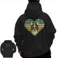 Vintage American Boston Terrier Lovers Valentine's Day Men Zip Up Hoodie Back Print, American Boston Terrier Gifts, trending gift