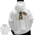 Boston Terrier 4th Of July US American Flag Dog Patriotic Men Zip Up Hoodie Back Print, Patriotic Boston Terrier Gifts, American Boston Terrier Gifts, Boston Terrier 4th Of July Gifts, trending gift
