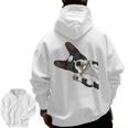 Boston Terrier Bostie Dog Kids Men Men Zip Up Hoodie Back Print, trending gift