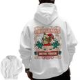 Boston Terrier My Christmas Spirit Dog Santa Claus X-Mas Men Zip Up Hoodie Back Print, Boston Terrier Christmas Gifts, trending gift