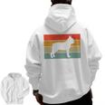 Boston Terrier Dog Lover Retro Vintage Cool For Dog Owner Men Zip Up Hoodie Back Print, trending gift