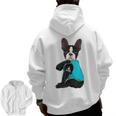 Boston Terrier I Love Mom Apparel Men Zip Up Hoodie Back Print, Couple Gifts, Mom Gifts, Boston Terrier Mom Gifts, trending gift