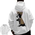 Boston Terrier Lover I Love Mom Tattoo Leopard Men Zip Up Hoodie Back Print, Couple Gifts, Mom Gifts, Boston Terrier Mom Gifts, trending gift