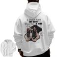 Boston Terrier Shirt I Didn't Fart My Butt Blew You A Kiss Men Zip Up Hoodie Back Print, trending gift