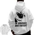 Boston Terrier Shirt Ok Seriously Who Farted Men Zip Up Hoodie Back Print, trending gift