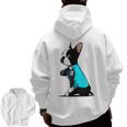 Boston Terrier Tattoos I Love Mom Men Zip Up Hoodie Back Print, Couple Gifts, Mom Gifts, Boston Terrier Mom Gifts, trending gift