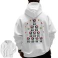 Boston Terrier Xmas Tree Lights For Men Women Boston Terrier Men Zip Up Hoodie Back Print, trending gift