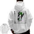 Cool Saint Patrick's Boston Terrier T Shirt For Dogs Lovers Men Zip Up Hoodie Back Print, trending gift