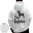 The Dogfather Boston Terrier Dog Funny Dog Gift T-Shirt For Men Women Girls Kids Men Zip Up Hoodie Back Print, trending gift