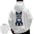 USA Flag Boston Terrier Best Dog Mom Ever 2025 Men Zip Up Hoodie Back Print, Couple Gifts, Mom Gifts, Boston Terrier Mom Gifts, trending gift