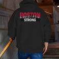 Boston Strong Logo Vintage Boston City Skyline Men Zip Up Hoodie Back Print, funny gift