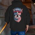 Boston Terrier 4th Of July US Merica Bostie Dog Patriotic For Men Women Kids Men Zip Up Hoodie Back Print, Patriotic Boston Terrier Hoodies, Boston Terrier 4th Of July Hoodies, funny gift