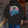 Boston Terrier Dad Retro Men Zip Up Hoodie Back Print, Boston Terrier Dad Hoodies, funny gift