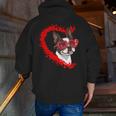 Boston Terrier Dog Mom Dad Valentine’s Day Pet Lover For Men Women Kids Men Zip Up Hoodie Back Print, Boston Terrier Mom Hoodies, Boston Terrier Dad Hoodies, funny gift