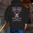 Boston Terrier Don't Mess With American Gentleman Dog Lover Men Zip Up Hoodie Back Print, American Boston Terrier Hoodies, funny gift