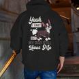 Boston Terrier Fart American Gentleman Non-Sporting Dog Men Zip Up Hoodie Back Print, American Boston Terrier Hoodies, funny gift