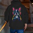 Boston Terrier Lovers Gaming Headphones Boston Terrier Men Zip Up Hoodie Back Print, funny gift