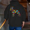 Boston Terrier Tacos Mexican Cinco De Mayo Taco Men Zip Up Hoodie Back Print, funny gift