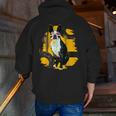 Boston Terrier s Mid-Century Modern Art s Street Grunge Men Zip Up Hoodie Back Print, funny gift