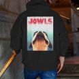 Boston Terriers Jowls Dog Mom Dog Dad Men Zip Up Hoodie Back Print, funny gift