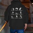 Boston Terriers Yoga Men Zip Up Hoodie Back Print, funny gift