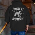 Boxer Dog Mama Halloween Men Zip Up Hoodie Back Print, funny gift