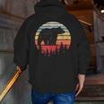 Catch Some Rays Vintage Retro Grizzly Bear Men Zip Up Hoodie Back Print, funny gift