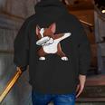 Dabbing Red Boston Terrier Dab Dance Dog Men Women Kids Men Zip Up Hoodie Back Print, funny gift