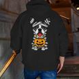 Halloween Dog Boston Terrier Mummy Costume Men Women Kids Men Zip Up Hoodie Back Print, Boston Terrier Halloween Hoodies, funny gift