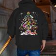Paintbrush Christmas Tree Decor Xmas For Artist Art Teacher For Men Women Men Zip Up Hoodie Back Print, funny gift