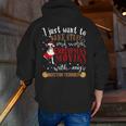 Watch Christmas Movies With My Boston Terrier Bostie Men Zip Up Hoodie Back Print, Boston Terrier Christmas Hoodies, funny gift