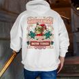 Boston Terrier My Christmas Spirit Dog Santa Claus X-Mas Men Zip Up Hoodie Back Print, Boston Terrier Christmas Hoodies, funny gift